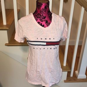 Tommy Hilfiger pink t shirt